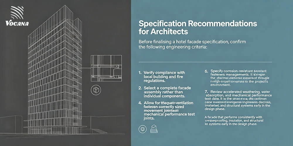 Hotel Facade Specification Recommendations Hotel Facade Specification Recommendations